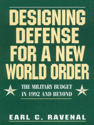 cover image of Designing Defense for a New World Order
